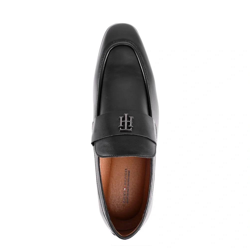 Tommy Hilfiger Men's Sawlin Logo Embellished Dress Loafers- Size 8.5M